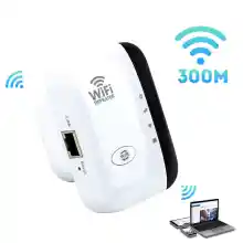ภาพขนาดย่อของภาพหน้าปกสินค้าWireless WIFI Repeater 300Mbps Extender Long Range Wi-Fi Signal Amplifier Boosters รองรับเครือข่าย WPS AP 802.11N Access Point จากร้าน I Panda บน Lazada