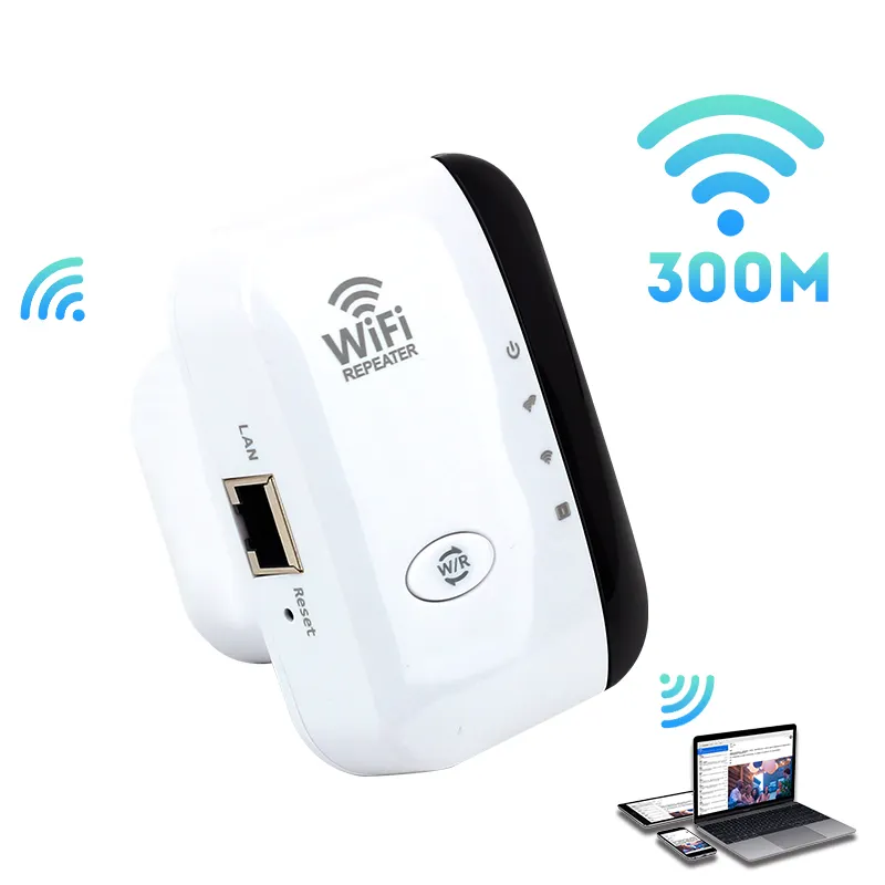 ภาพหน้าปกสินค้าWireless WIFI Repeater 300Mbps Extender Long Range Wi-Fi Signal Amplifier Boosters รองรับเครือข่าย WPS AP 802.11N Access Point จากร้าน I Panda บน Lazada