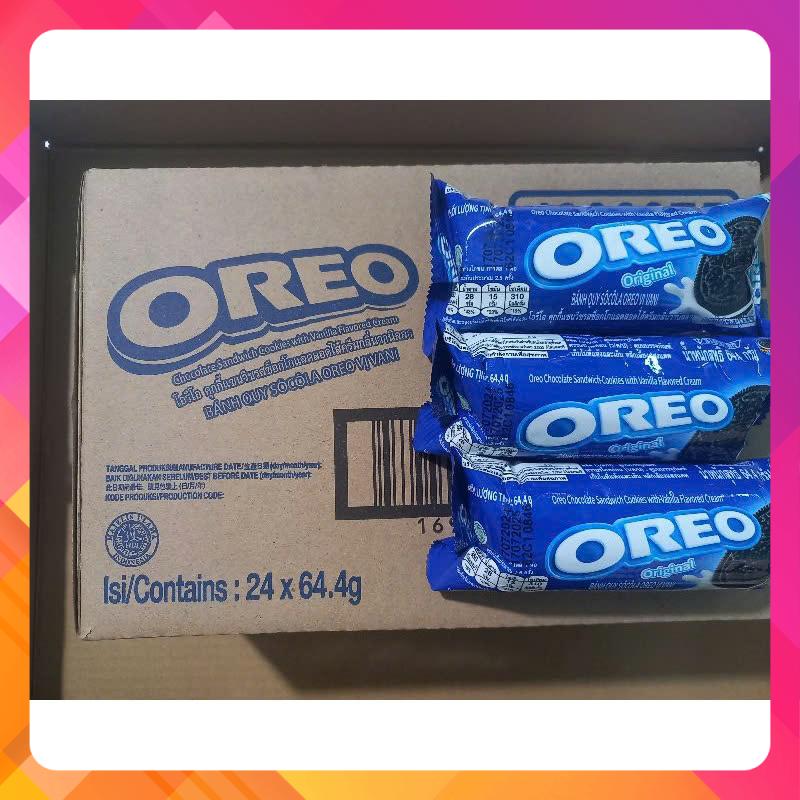 Bánh Quy Oreo Gói Nhỏ 64.4g Hương Vani/Socola