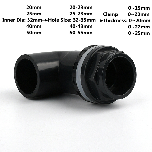 Waterfilterzeefgaas, 1pcs 20/25/32/40/50mm PVC Filter for Tuin