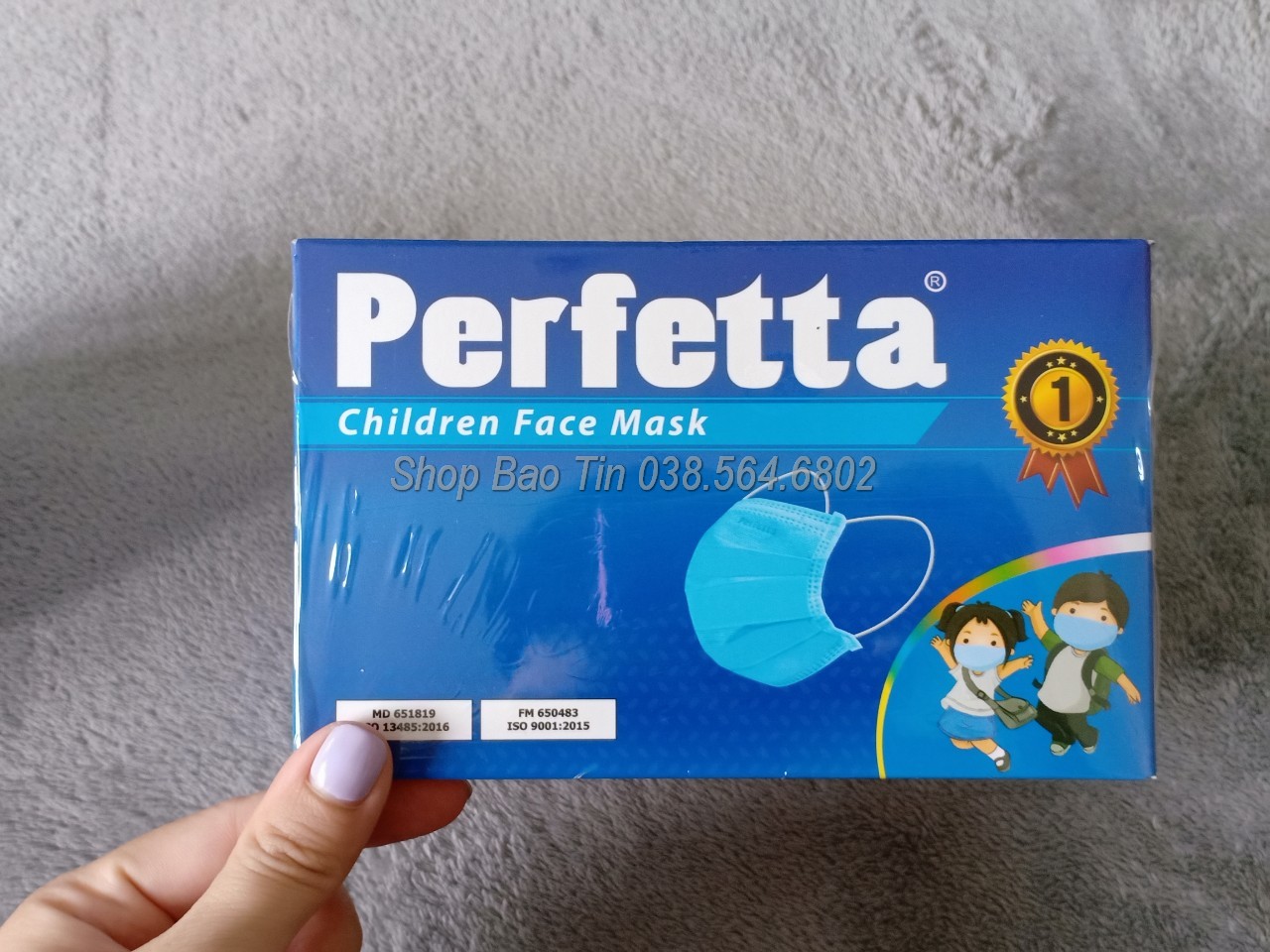 Combo 5 Hộp Khẩu Trang Y Tế Perfetta Trẻ Em