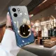 New Phone case infinix Smart 9 Back cover with Bow Makeup Mirror Luxury Shiny Gradient Clear Plating Glitter Girls Slim For infinix Smart9 case. 