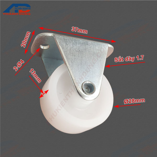 Bánh Xe Càng Cố Định Loại Nhỏ