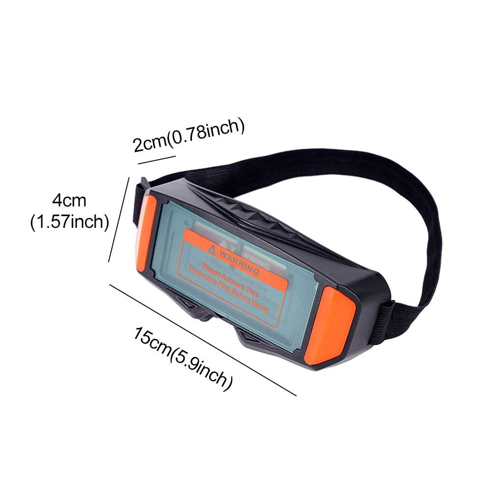 Foriot Auto Darkening Welding Goggles with Clear Inner Lenses Welding Helmet Solar Welder Eyes Glasses Flip Up Lens Eye Protection