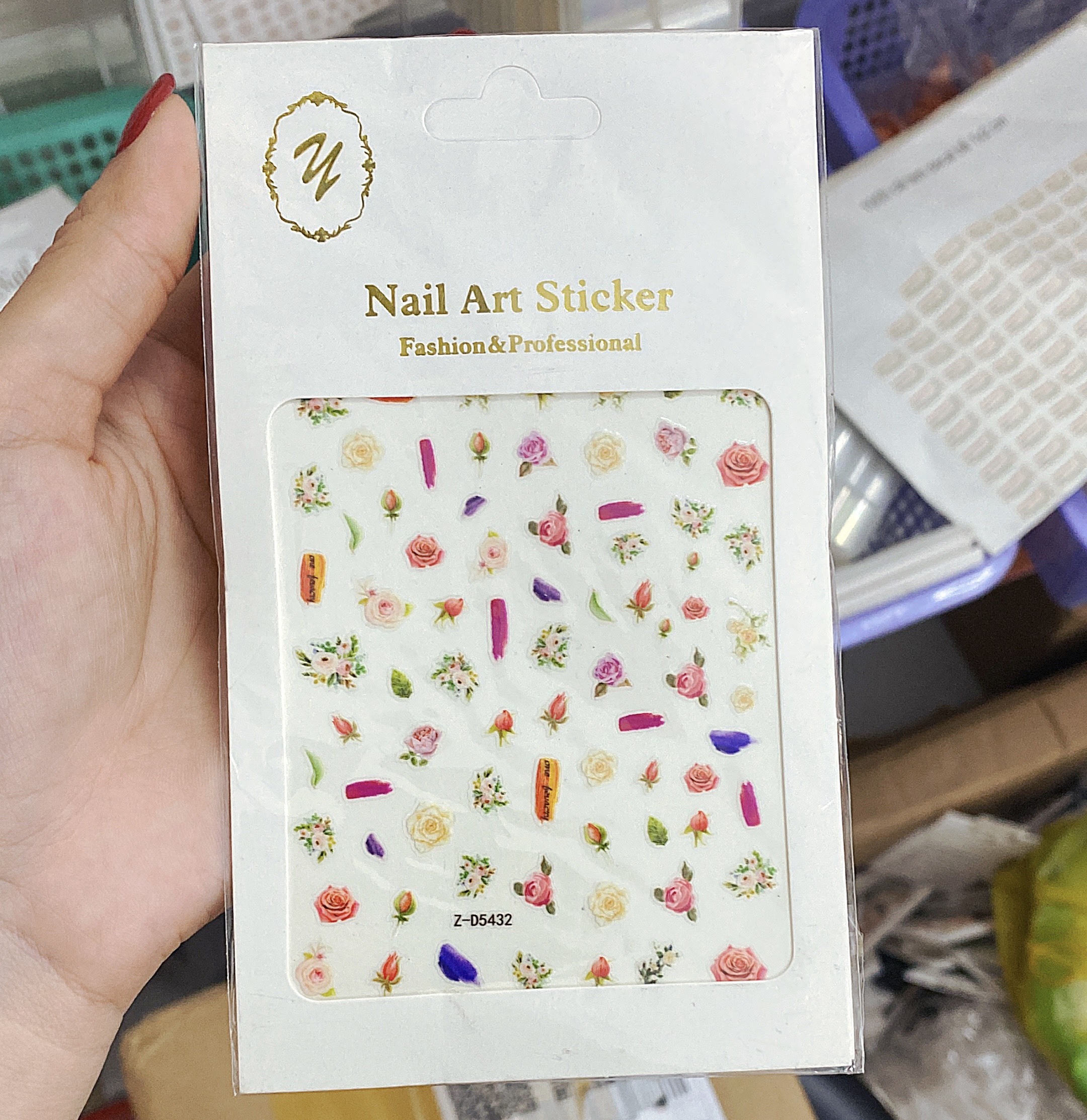 Sticker dán móng nhiều mẫu mới - Mini Nails
