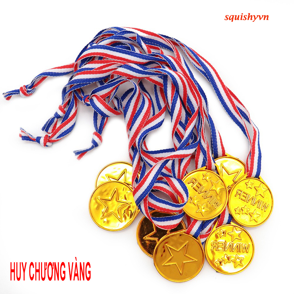 Giải thưởng huy chương huy chương huy chương huy chương với dây ruy băng đồ chơi ngoài - msp200769