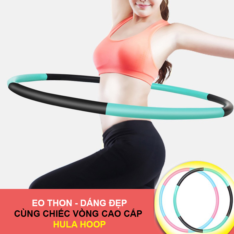 Vòng lắc eo foam hula hoop cao cấp cho vòng eo thon gọn
