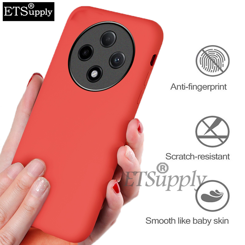 Phone case OPPO Reno 12F Soft Silicone Liquid Lens Protection Slim Back Cover OPPO Reno 12F Case.