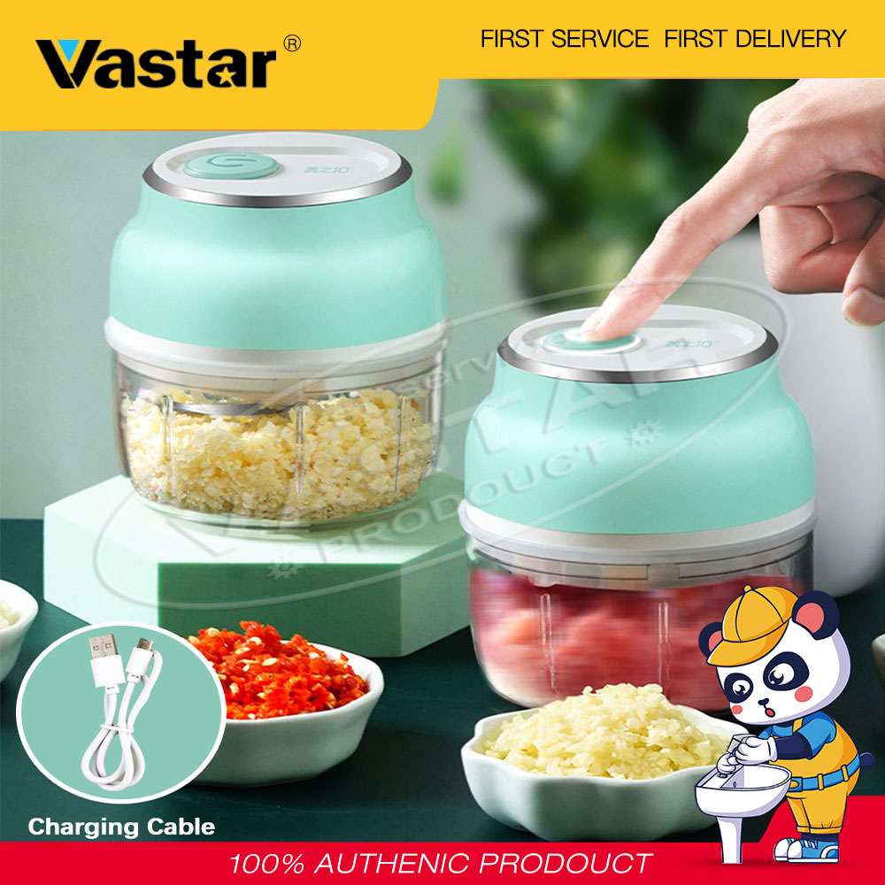 Vastar Mini Electric Food Chopper Blender Multi-Function 150ml/230ml For Garlic Meats Vegetable Fruits Nuts Onions Baby Food Milk Shake Mincer Mixer