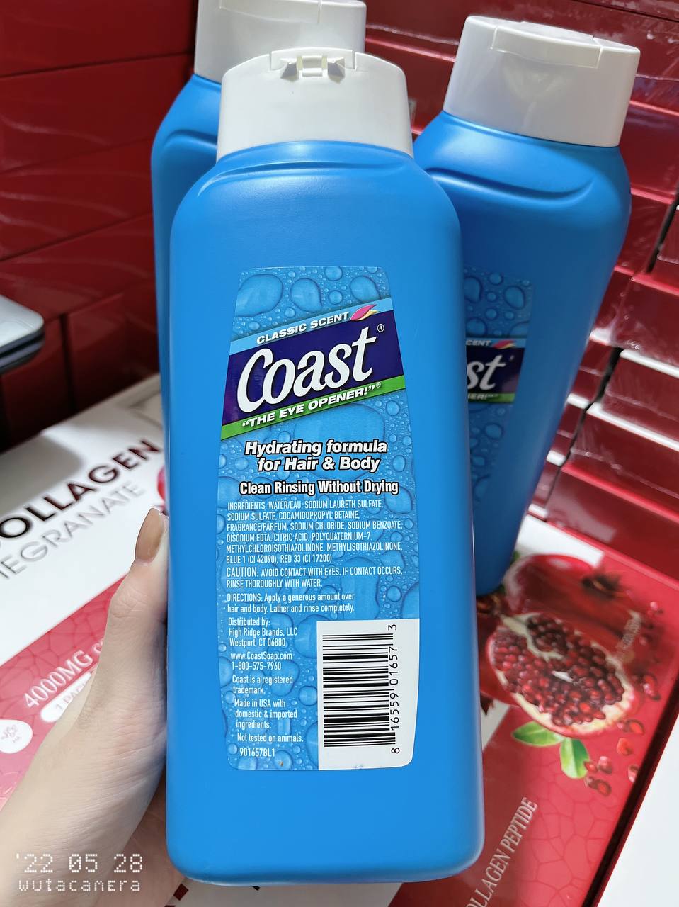Tắm gội Coast cao cấp 2 in 1 (946ml)