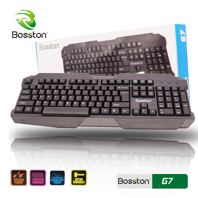 Bàn Phím Gaming Bosston/Vision G7 Chính Hãng (Đen)