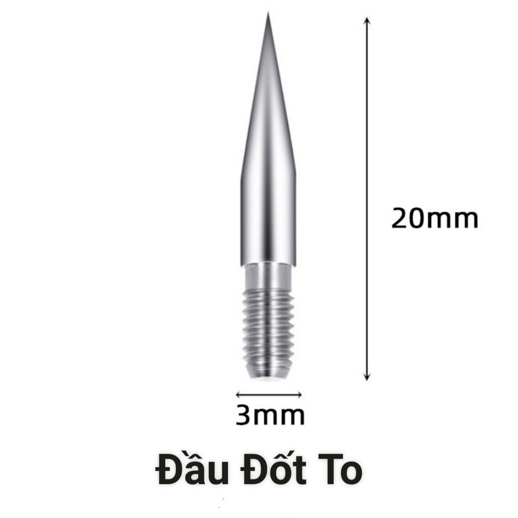 Đầu kim đốt nốt ruồi, Đầu kim to, đầu lắp kim máy 5in1, máy đốt mini...