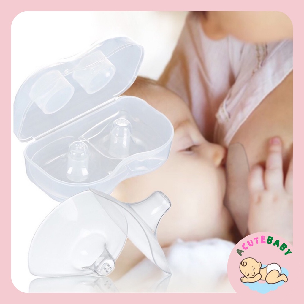 Núm trợ ti cho mẹ Hộp hỗ trợ đầu ti 2 chiếc ACuteBaby