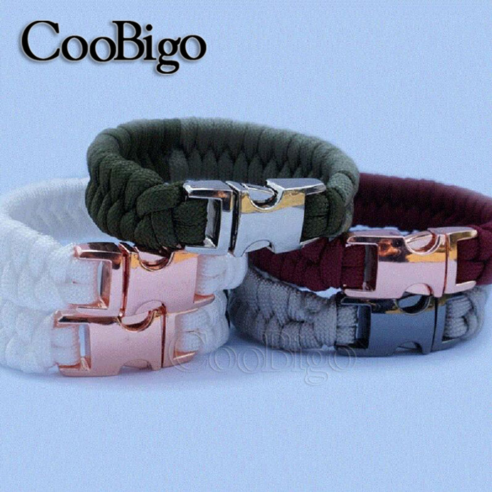 1pc 10mm 15mm 20mm 25mm Metal Side Release Buckle For Paracord Bracelet Dog Cat Collar Sewing Diy Accessories Seat Belt Fastener. 