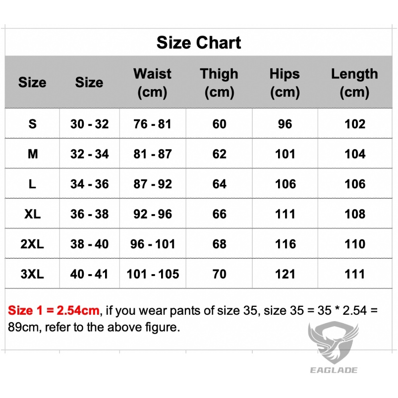 Eaglade Tactical Cargo Pants Men 3 Multi Pockets Slim Fit Stretchable IX7
