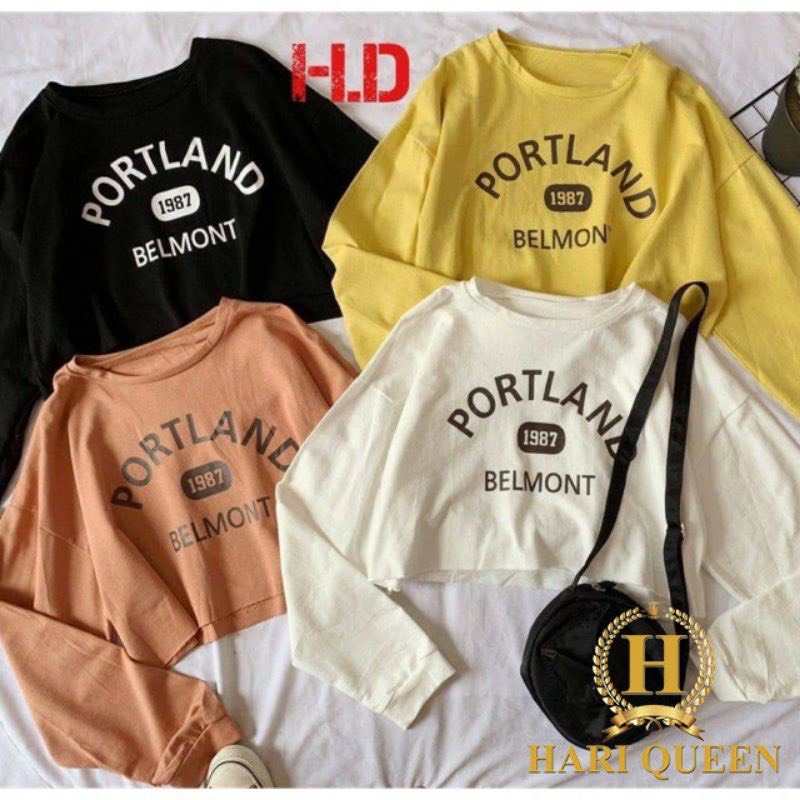 Áo Croptop Port 1987 Dài Tay B57