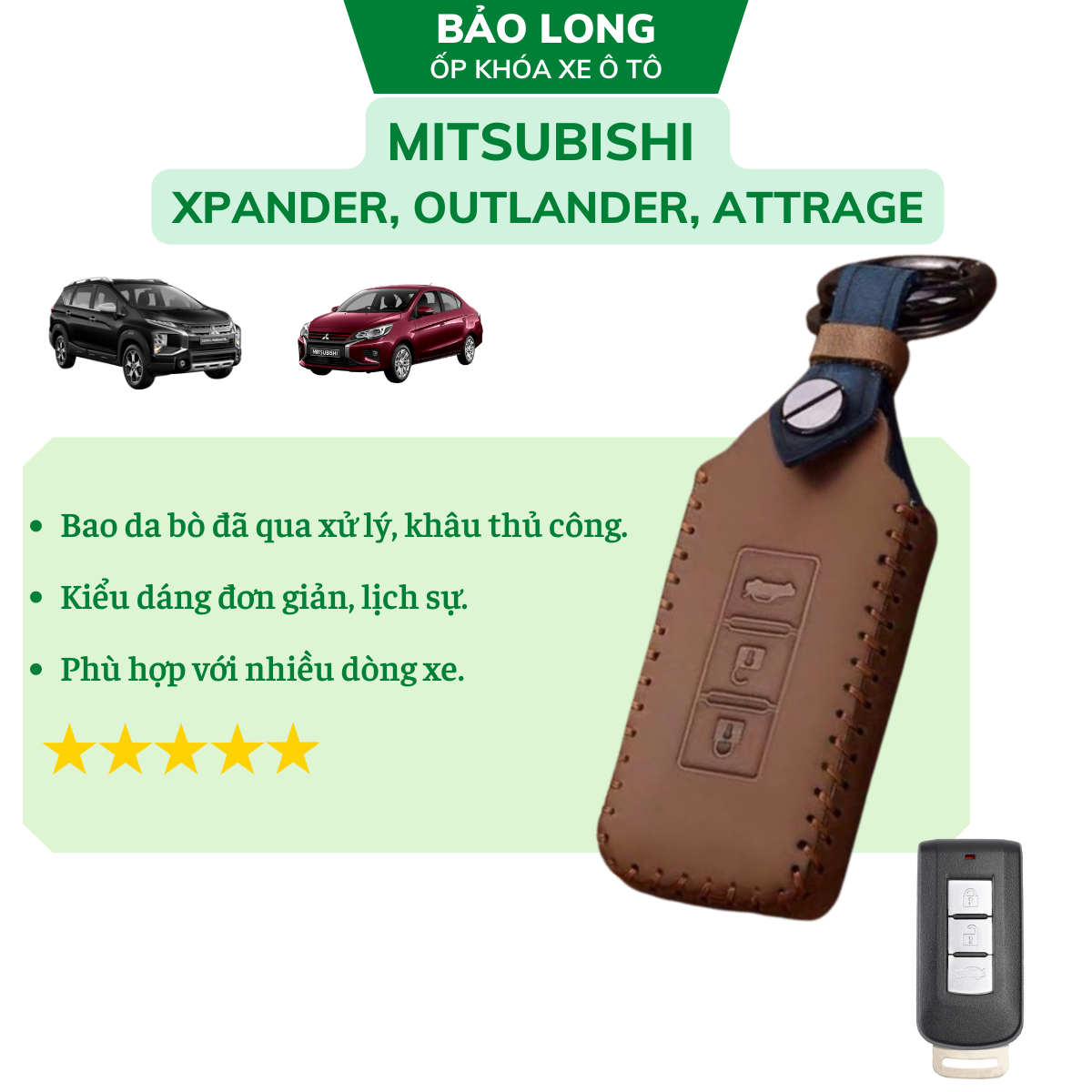 Bao da thủ công cho xe Xpander