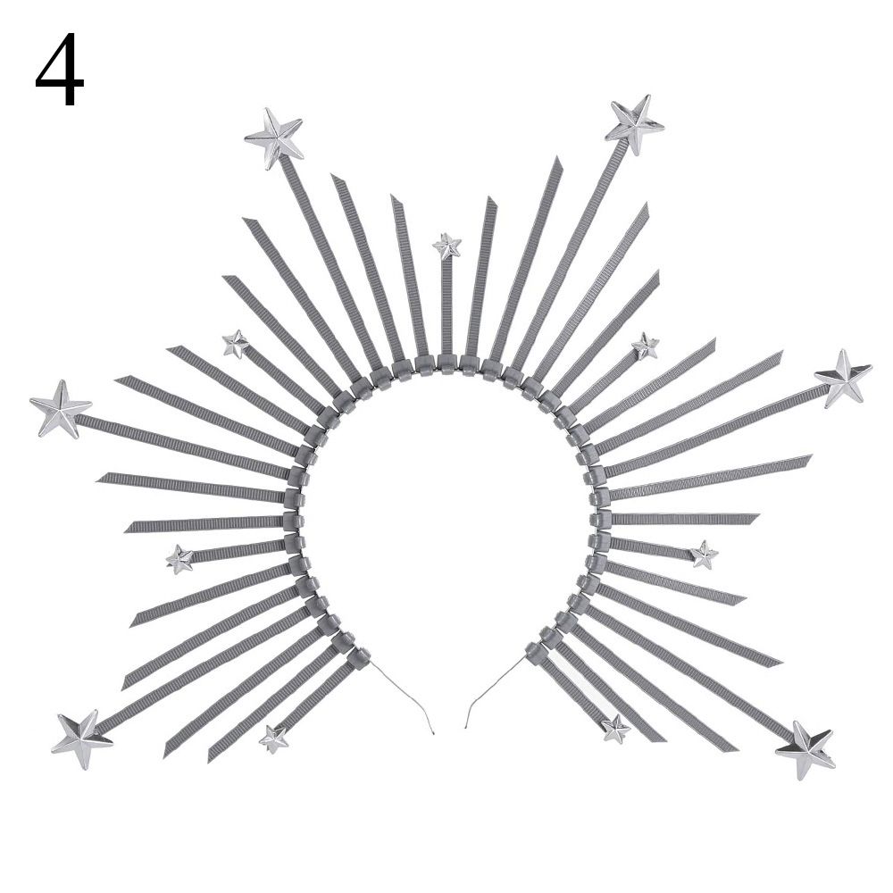 MAXG Halloween Hair Band Zivyes Goddess Headdress Flower Crowns Gold