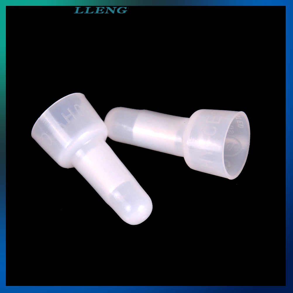 LLENG 100pcs Closed End Crimp Caps Electrical Wire Terminals Connector Cap AWG 16-14