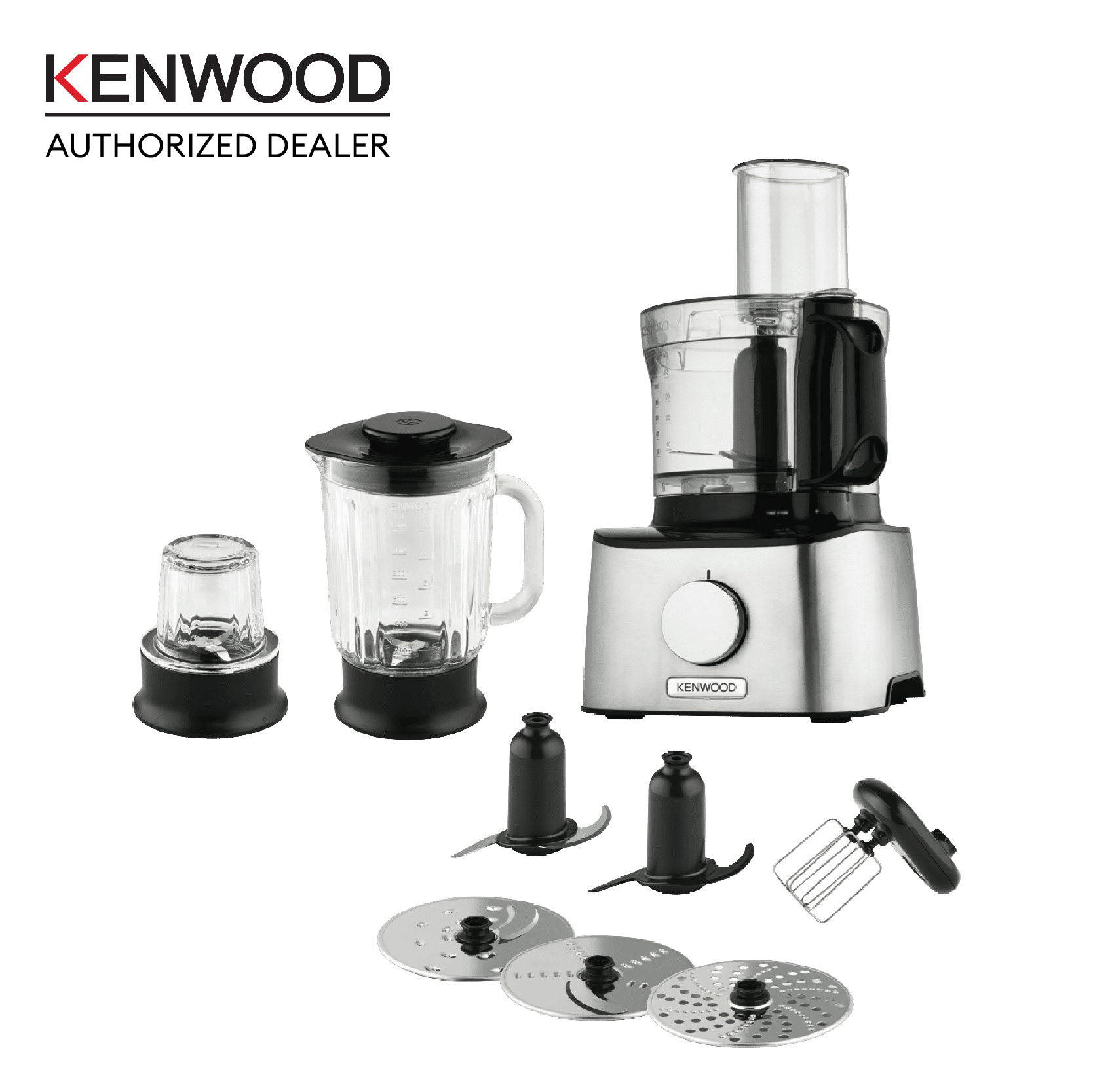 Kenwood 800W Multipro Compact Food Processor FDM302SS Lazada Singapore