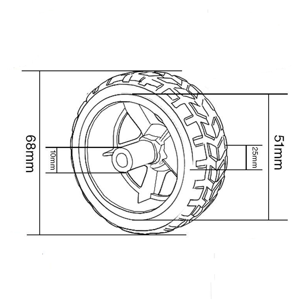 TT Motor Smart Car Motor and Wheel for Arduino Kit Smart Car/Robot Car ...