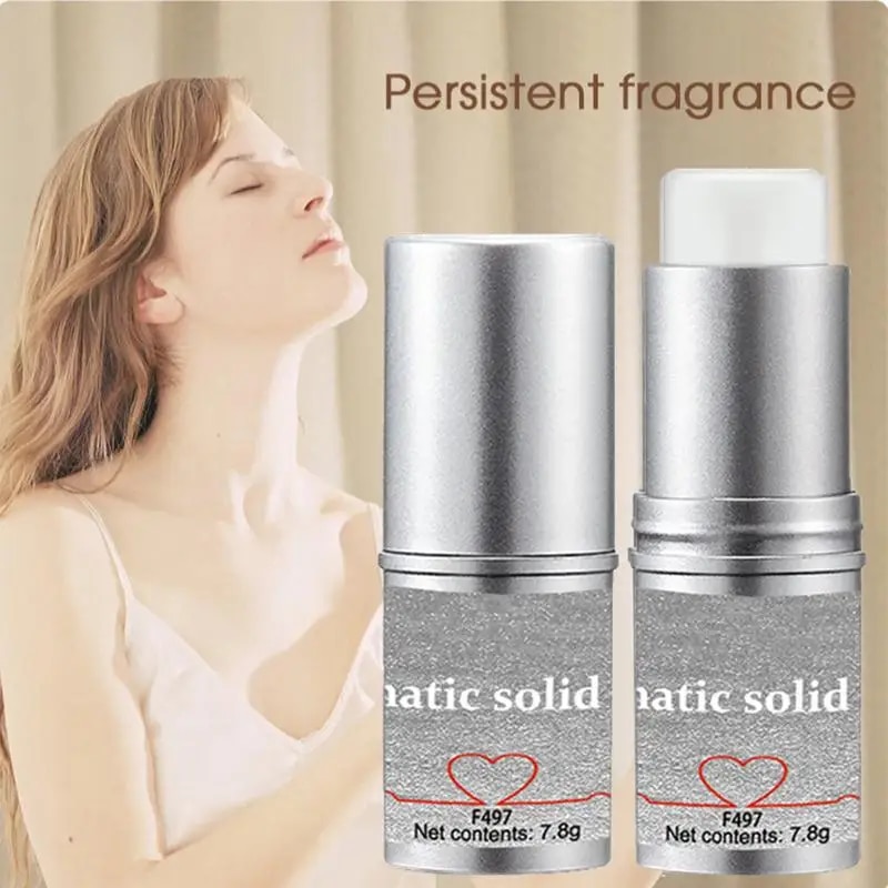 【Shop the Look】 Woman Man Body Pheromone Perfume Solid Long Lasting Fragrance Deodorant Portable Solid Perfume Cologne Fragrance