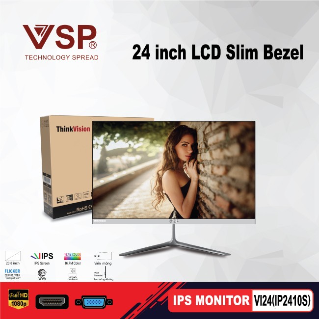 Màn hình LCD 24” VSP VI24 (IP2401S) FHD IPS 75Hz Gaming