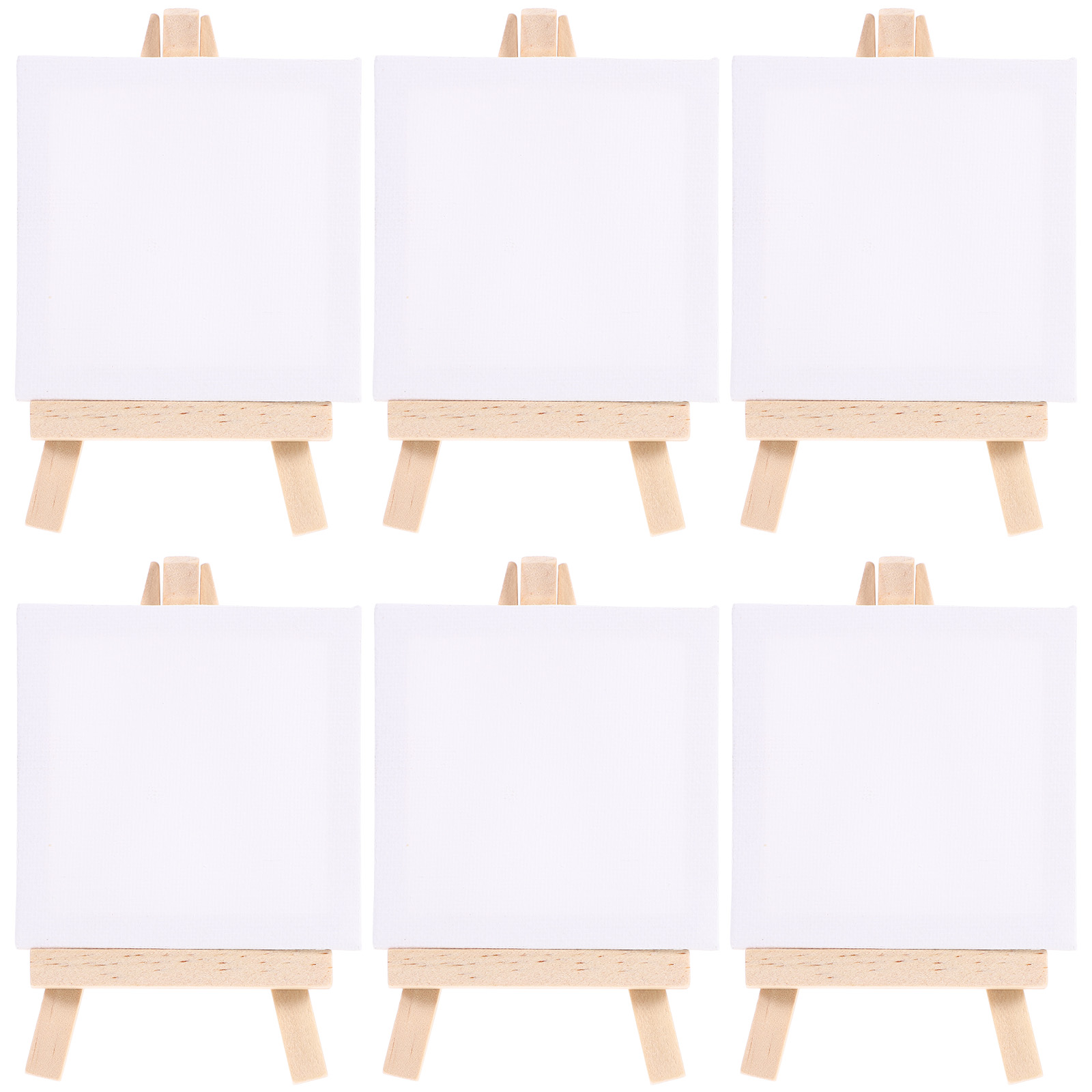 6%20Sets%20of%20Mini%20Stretched%20Canvas%20And%20Easel%20Blank%20Art%20Boards%20Wooden%20Painting%20Board%20For%20Kids%20Drawing,%20Painting%20And%20DIY%20Graffiti%20-%20Image%204