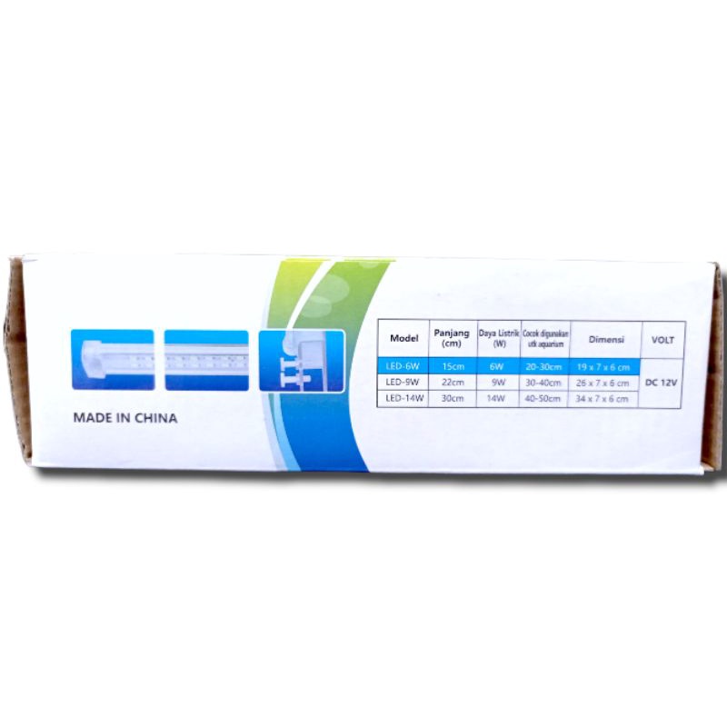 Lampu gantung Aquarium Aquascape LED SAKKAI PRO 6WATT