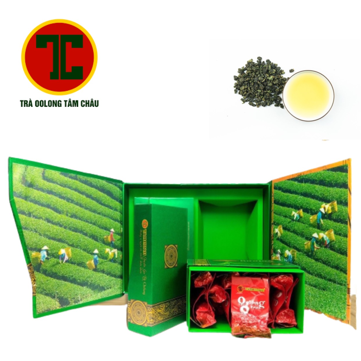 [HCM]TRÀ Ô LONG (OOLONG) 9 TEA SET TÂM CHÂU