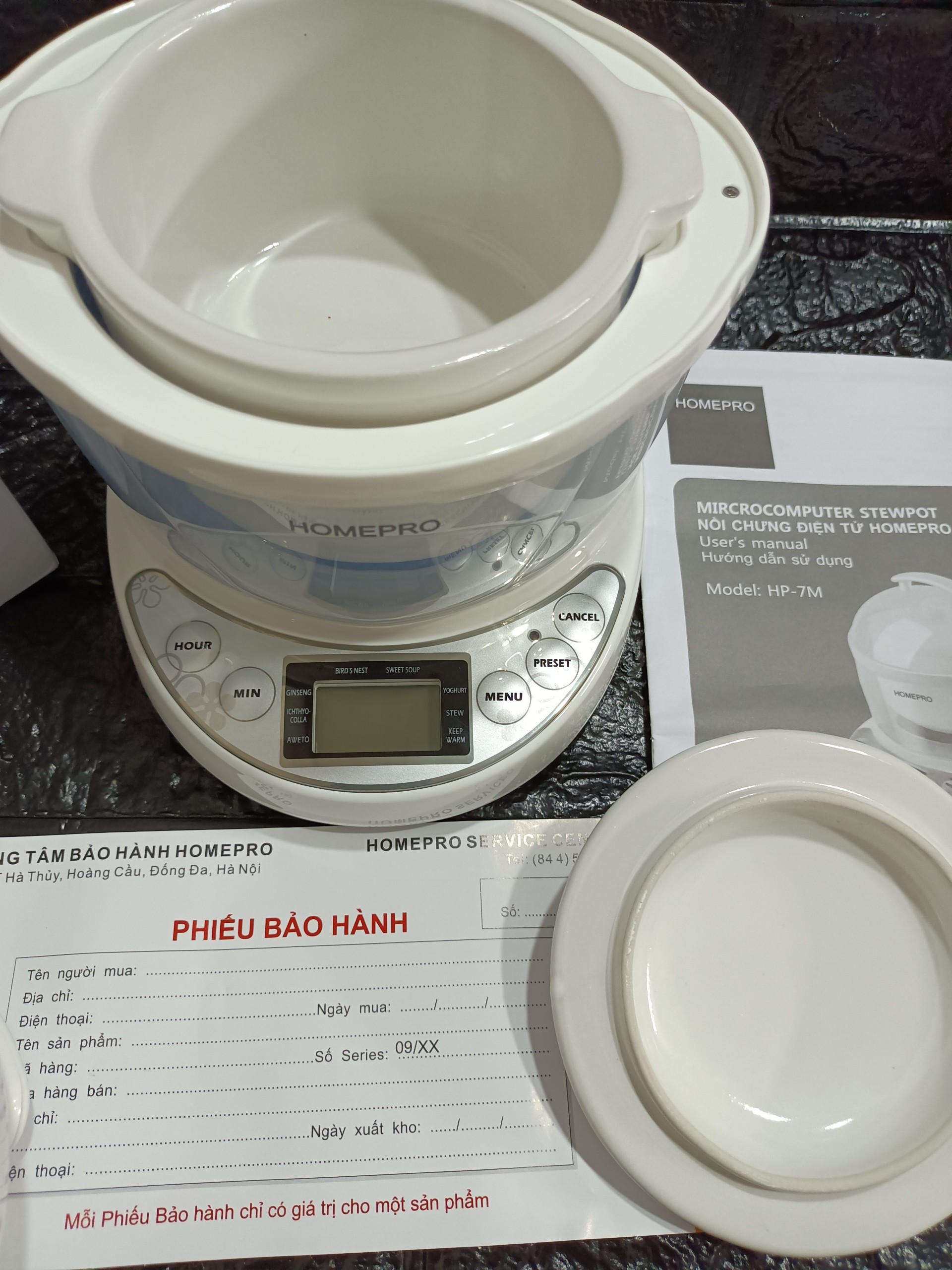 Nồi chưng cất yến đa năng Homepro Thái Lan 700ml