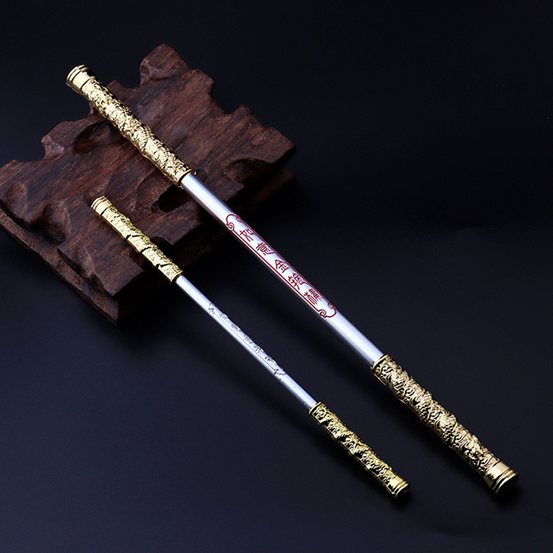 Black WuKong Sun Wukong Magic Golden Cudgel Game Anime New Style Metal Ancient Style Swords Birthday Gifts Toys Kids. 