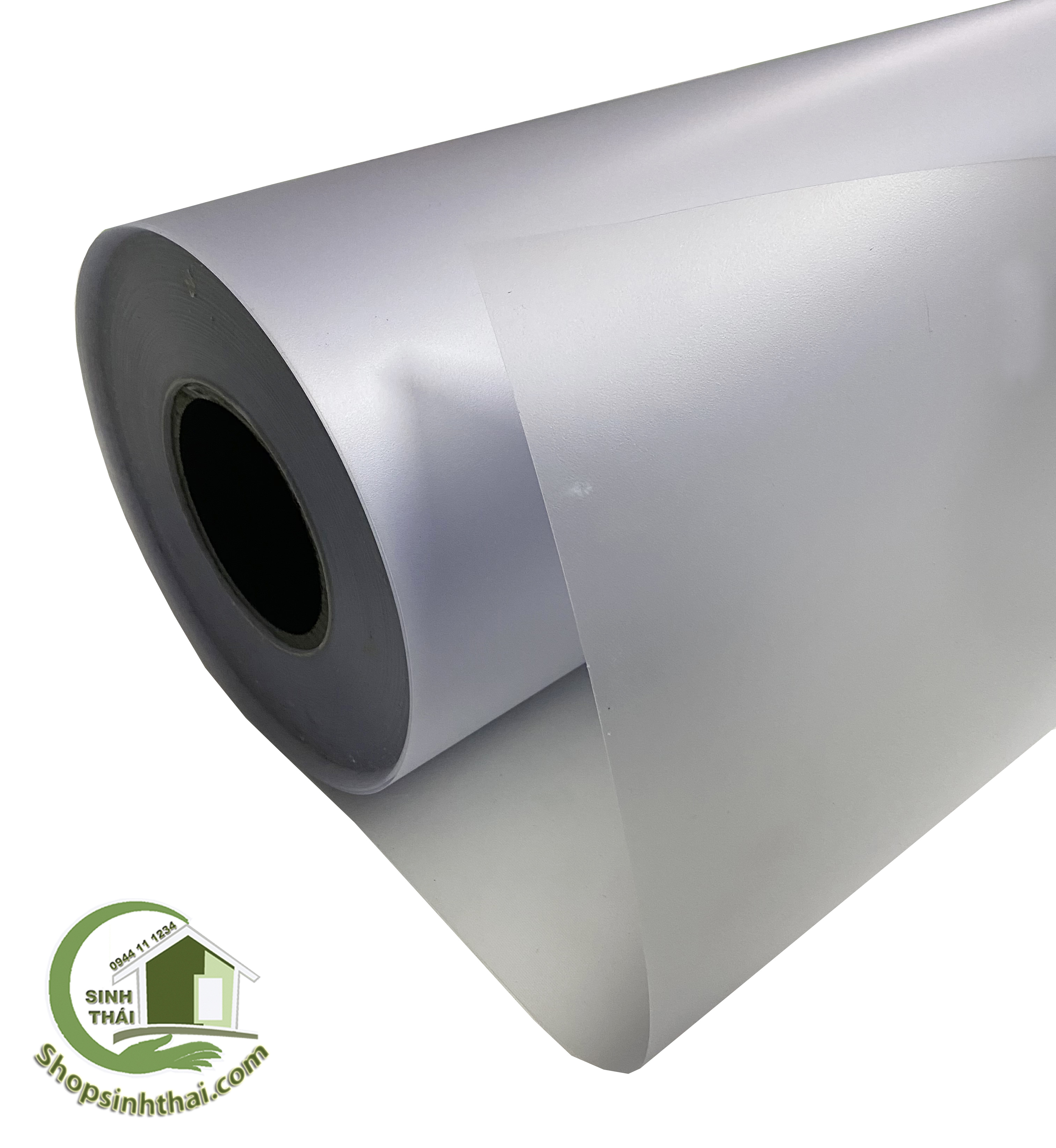 Màng nhựa cứng màu trắng đục mờ  [ 1 mét x khổ 60cm x dày 2 zem ] [ Tổng kho ]