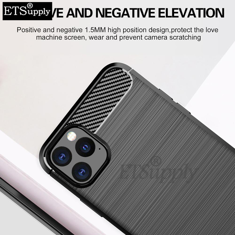 For OPPO A5 Pro Case Carbon Fiber Soft TPU Silicone Anti-fingerprint Shockproof Business Protection For OPPO A5 Pro.