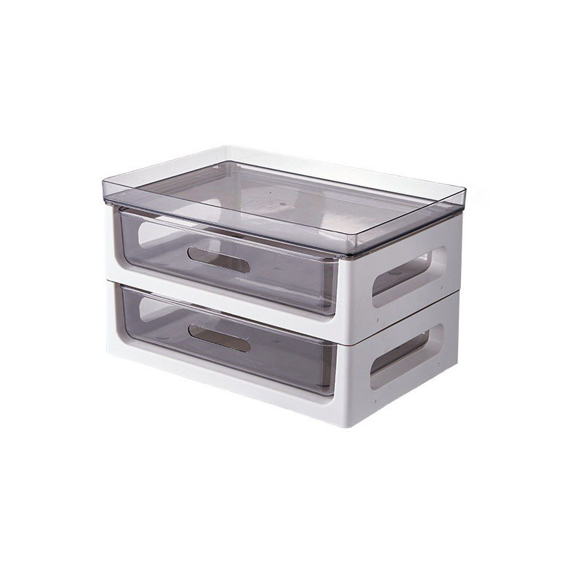 Stackable double-walled water cup storage rack, tabletop tea bag shelf, drawer capsule coffee storage shelf