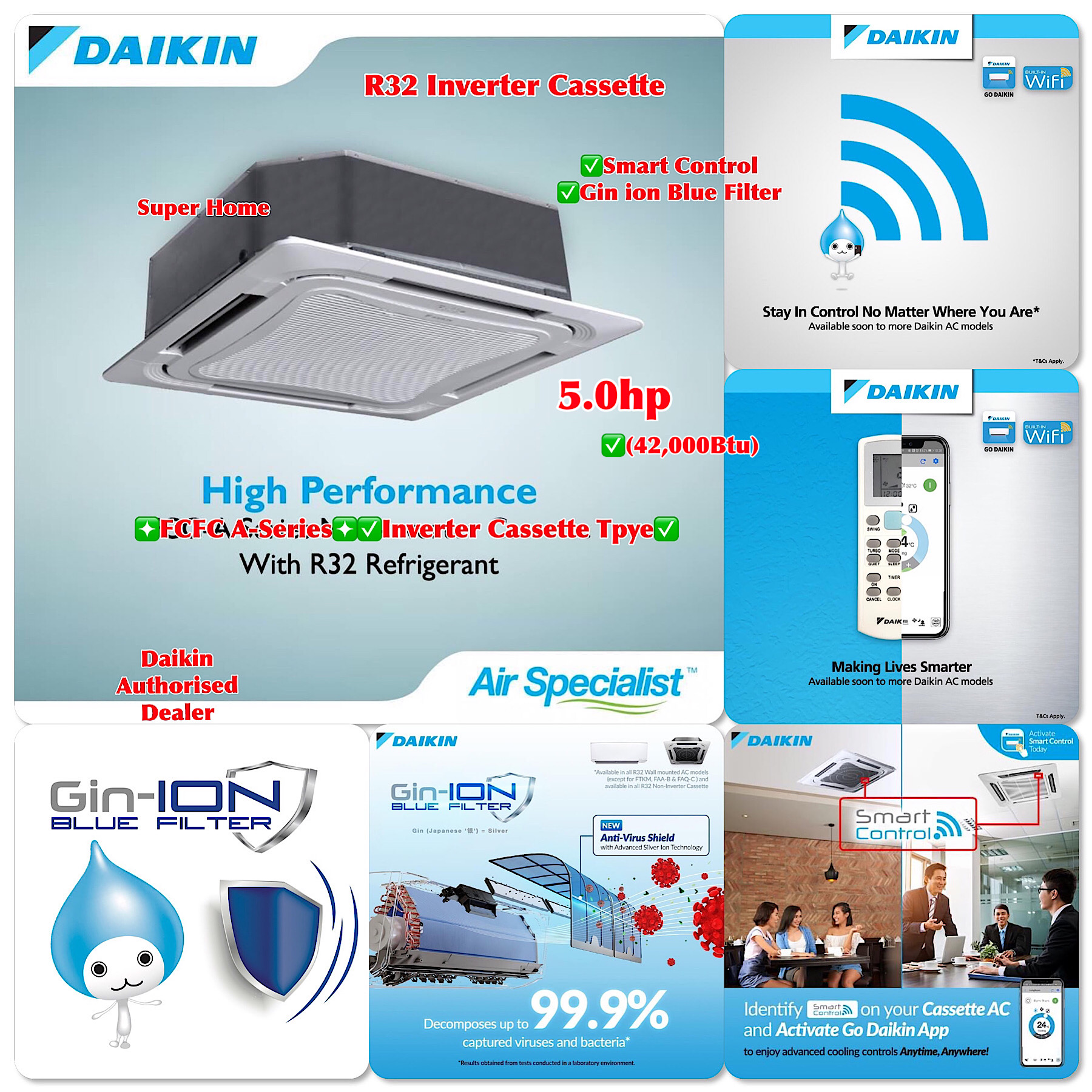 daikin smart aircond