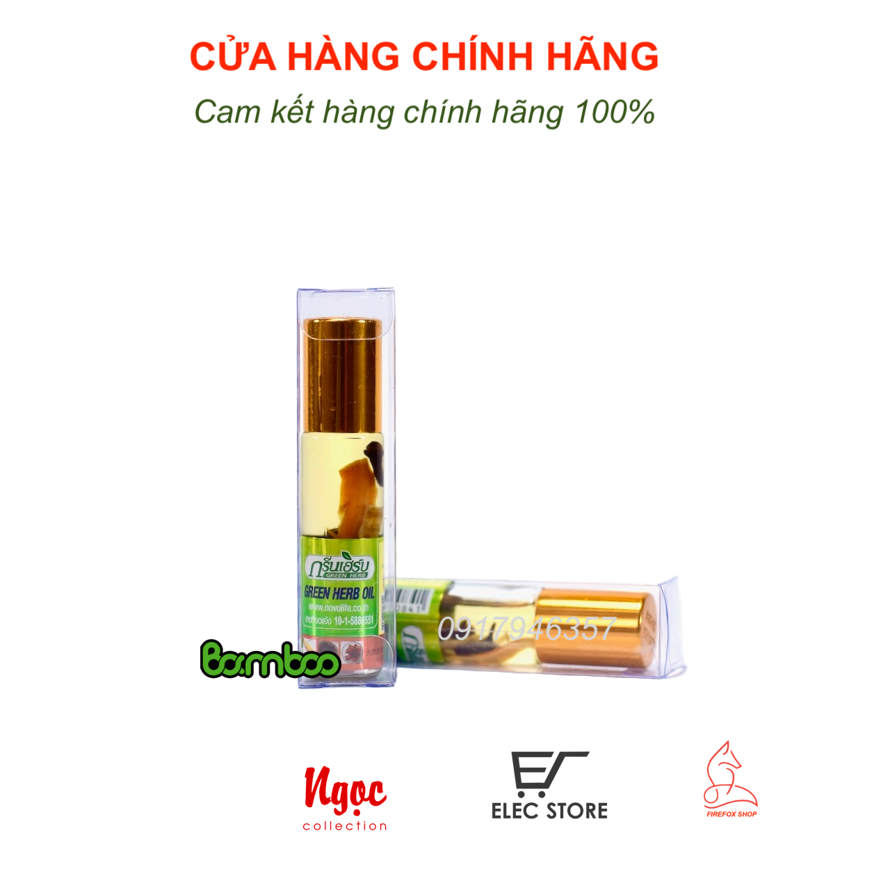 Dầu Sâm Green Oil Herb 8ml Thái Lan
