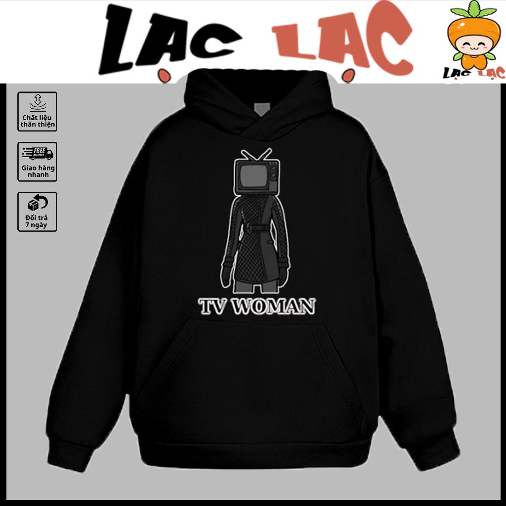 Áo Hoodie Skibidi Toilet, Skibidi Toilet TV Woman