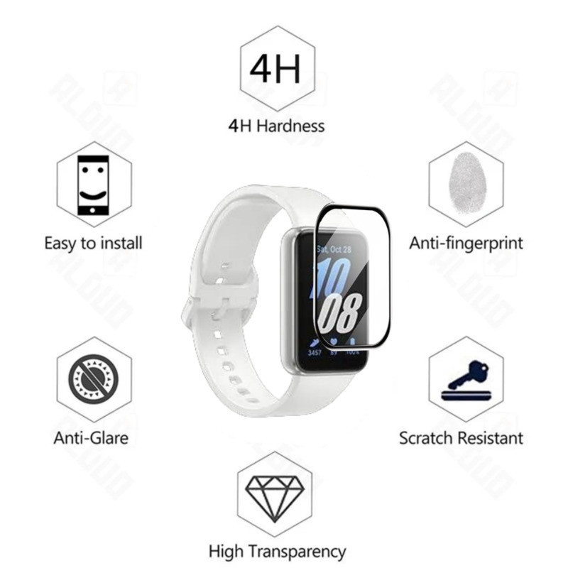 3 cái cong bảo vệ màn hình cho Samsung Galaxy Fit 3 bảo vệ màn hình bìa cho Galaxy fit3 bảo vệ miếng dán film mềm không phải Kính