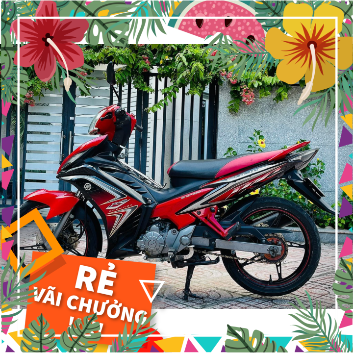 Tem rời dán xe exciter 135 2011 mẫu zin rc đỏ đen trắng,