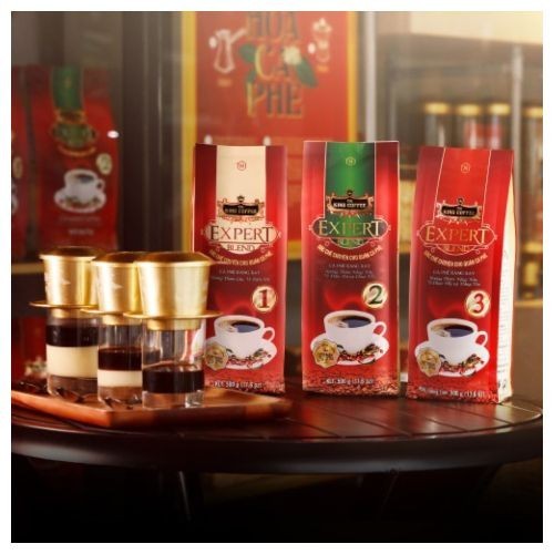 Cà Phê Rang Xay Expert Blend 2 KING COFFEE Túi 500gr