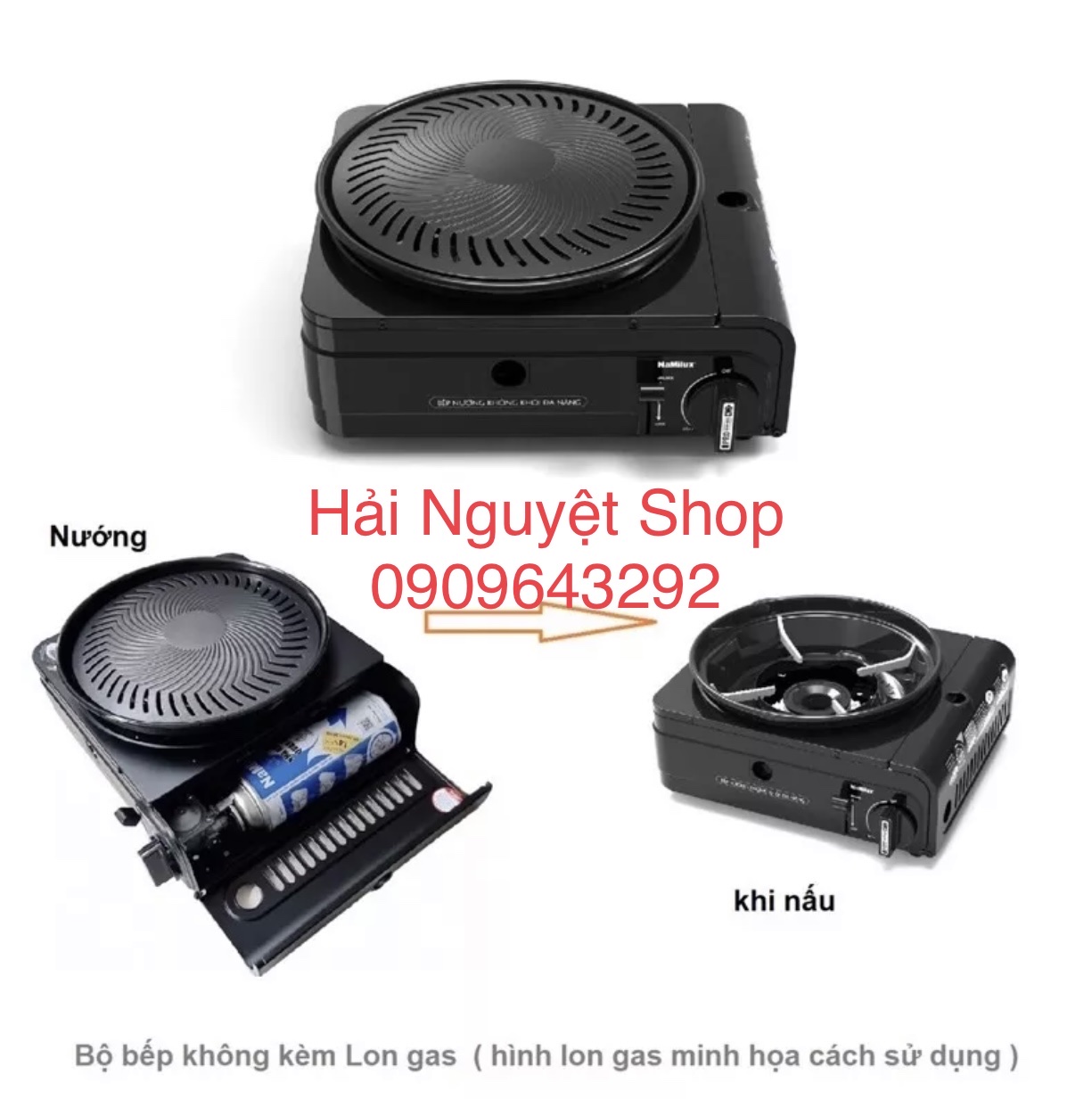 Bếp gas nướng Namilux