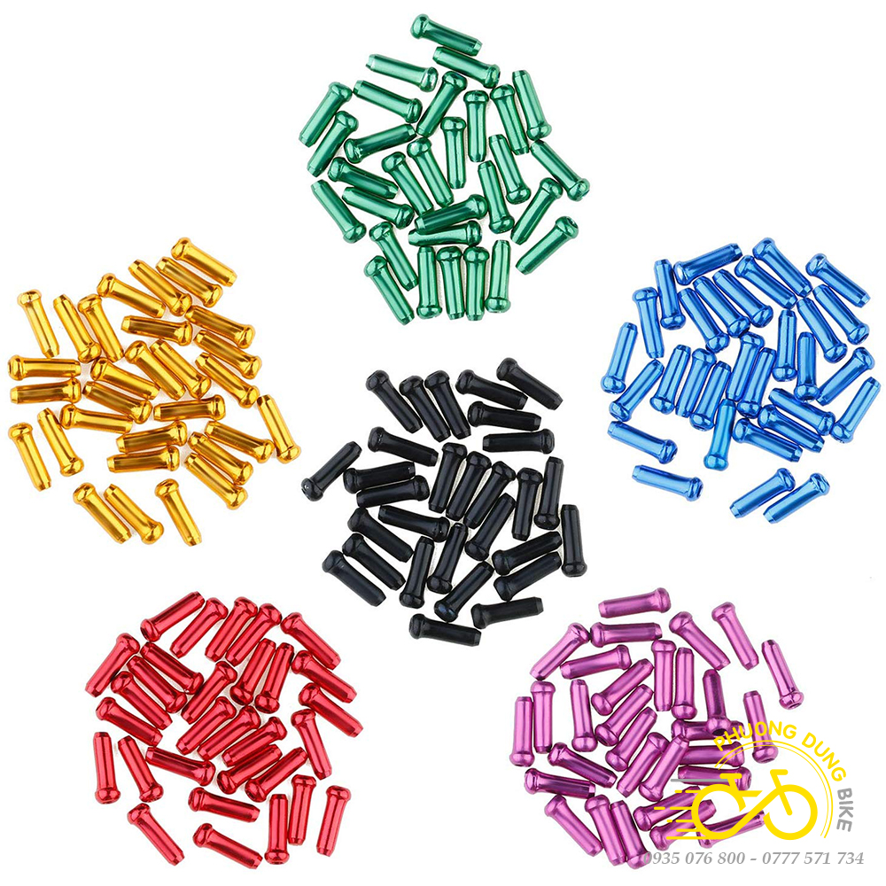 Đầu bịt ruột dây phanh, dây đề xe đạp - 20 Chiếc