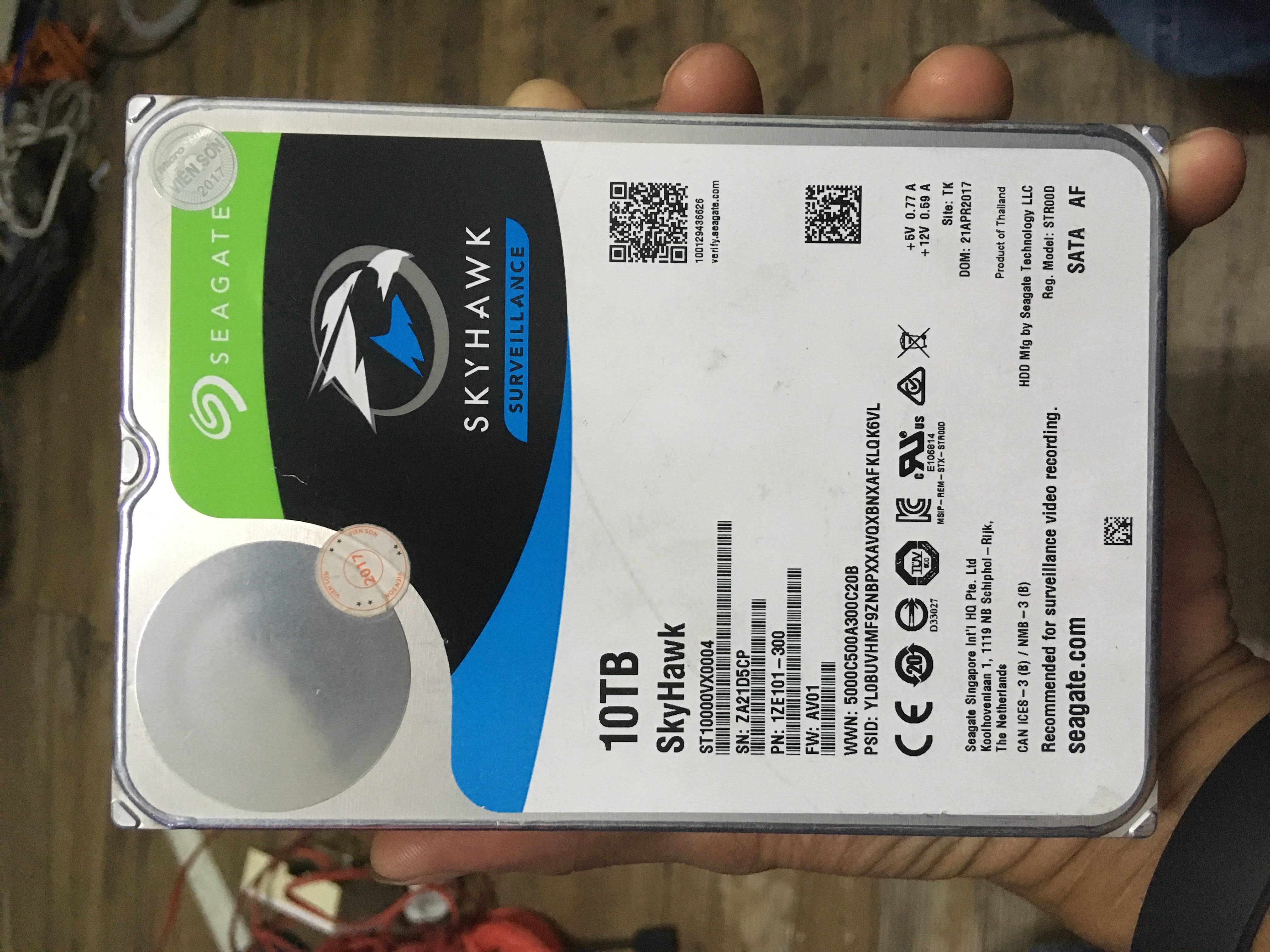 Thanh lý đĩa cứng camera 10TB