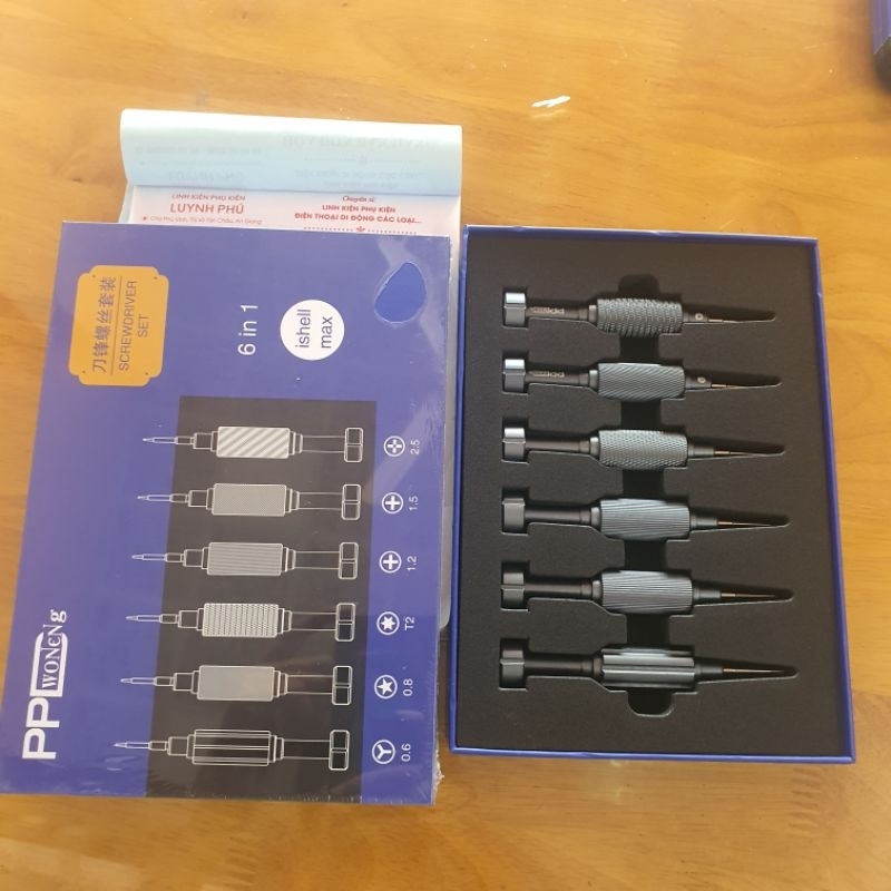 Bộ tô vít sửa điện thoại 6 in 1