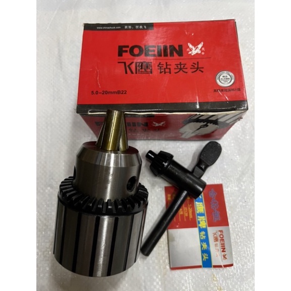 Đầu kẹp mũi khoan măng ranh lỗ côn B22 kẹp 5-20mm.