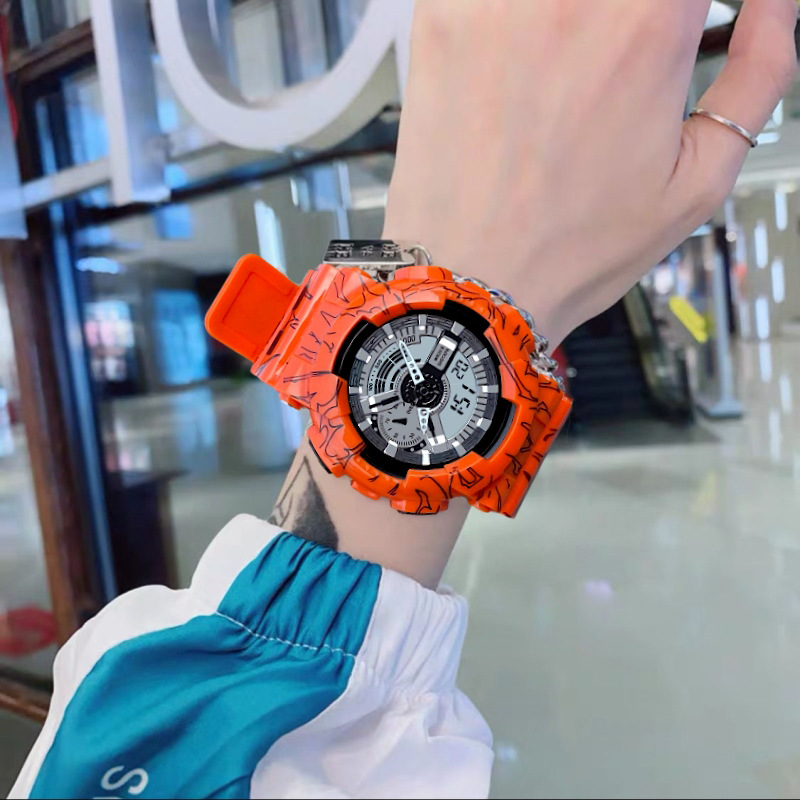 Anime One Piece Dragon Ball electronic watch for male and female