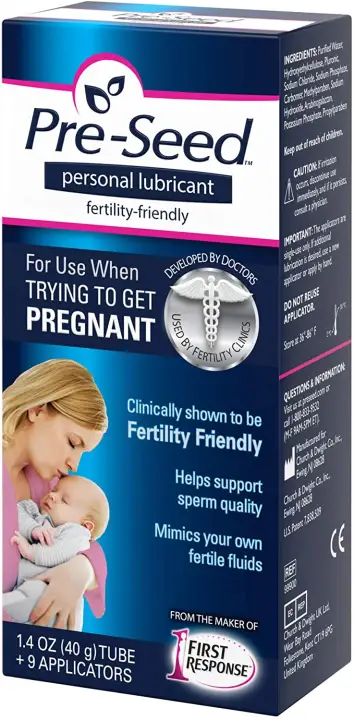 Pre-Seed Fertility Friendly Lubricant, Lube for Women Trying To Conceive