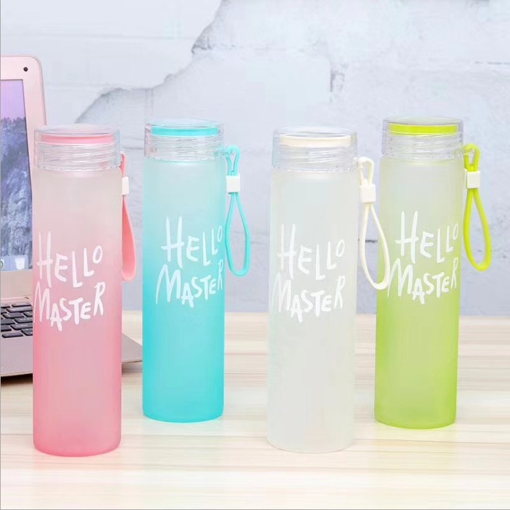 Bình Nước Thủy Tinh Hello Master 480ml