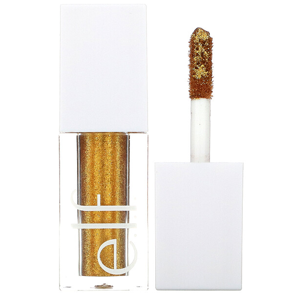 E.L.F., Liquid Glitter Eyeshadow, 24K Gold, 0.1 fl oz (3 ml) | Lazada  Singapore